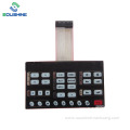 Dome button long lifetime membrane keypad with LED